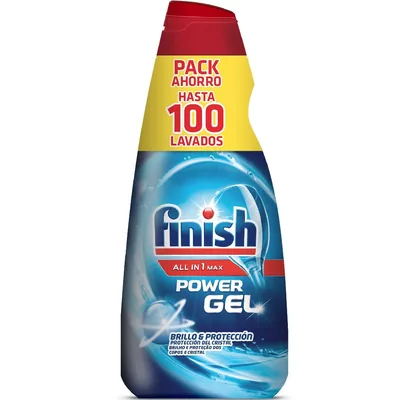 Finish All in 1 Plus Gel para lavavajillas 100 lavados