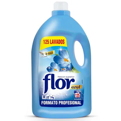 Flor suavizante para la ropa profesional regular azul 125 dosis 5 kg (pack de 3)