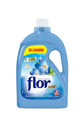 Flor suavizante para la ropa azul 50 dosis (pack de 5)