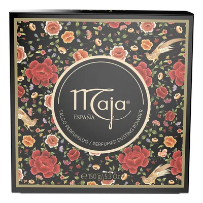 Maja Talquera de Cartón con Borla Aplicadora 150 g