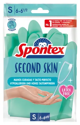 Spontex 452856 Guantes Segunda Piel (pack de 6)