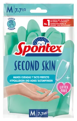 Spontex Guantes de Limpieza sin Látex (pack de 6)
