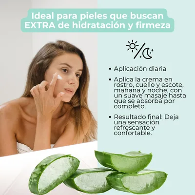 Babaria Crema Antiarrugas Muje Aloe Vera 50 ml - pack de 2 unidades – foto 2