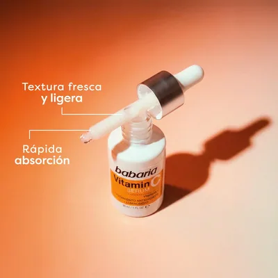 Babaria Serum Vitamina C Vitamina C Cara Que Ilumina Tu Rostro| Serum Facial 30 ml - pack de 2 unidades – foto 2