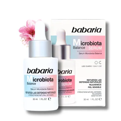 Babaria Serum Facial Microbiota con Acido Hialuronico 30ml (pack de 2)