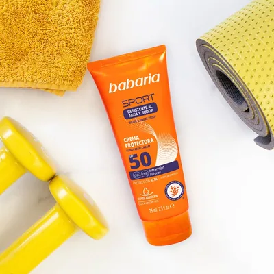 Babaria Protector solar facial Sport SPF50+ 75 ml - pack de 2 unidades – foto 3
