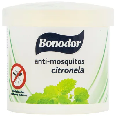 Bonodor Eficacia Total Ambientador y Anti-Mosquitos Citron 75 gr (pack de 4)