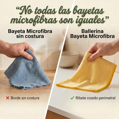 Ballerina Bayeta microfibra 30x30 cm - pack de 12 unidades – foto 1