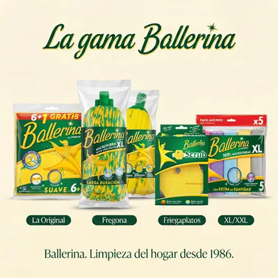 Ballerina Bayeta microfibra 30x30 cm - pack de 12 unidades – foto 8