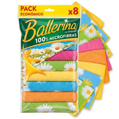 Ballerina bayeta microfibra 30x30 cm (pack de 12)