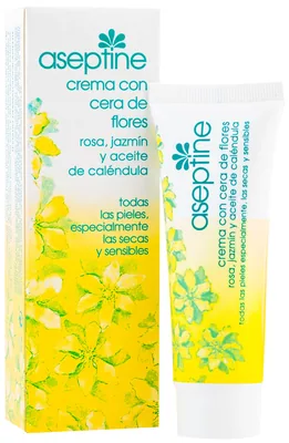 Aseptine Crema Cera de Flores Rosa y Jazmín 50 ml (pack de 3)