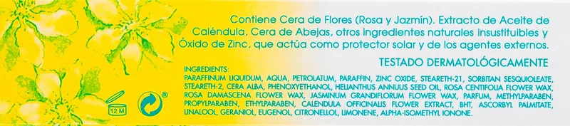 Aseptine Crema Cera de Flores Rosa y Jazmín 50 ml - pack de 3 unidades