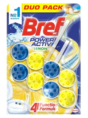 Bref Power Activ limón cesta WC (pack de 10)