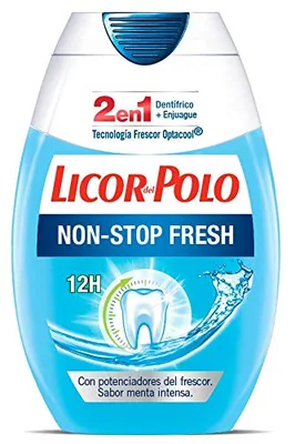 Licor del Polo Pasta de Dientes 2 en 1 Non-Stop Fresh 75 ml - pack de 12 unidades – foto 3