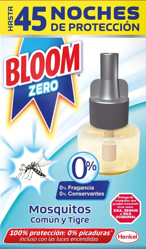 Bloom Zero Eléctrico Líquido Recambio - pack de 4 unidades