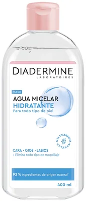 Diadermine agua micelar hidratante 400 ml (pack de 2)
