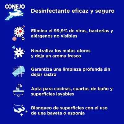 Conejo Limpiador frescor floral 2 L - pack de 8 unidades – foto 4