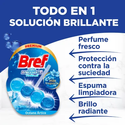 Bref Gel Brillante Océano Ártico Todo en 1 50 ml - pack de 10 unidades – foto 1