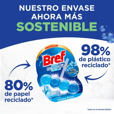 Bref Gel Brillante Océano Ártico Todo en 1 50 ml - pack de 10 unidades – foto 3