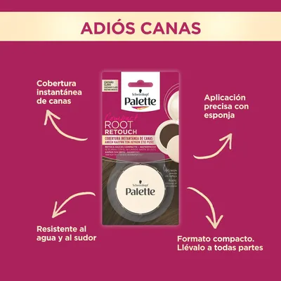 Palette Compact Root Retouch Retoca Raíces polvo compacto - pack de 3 unidades – foto 5