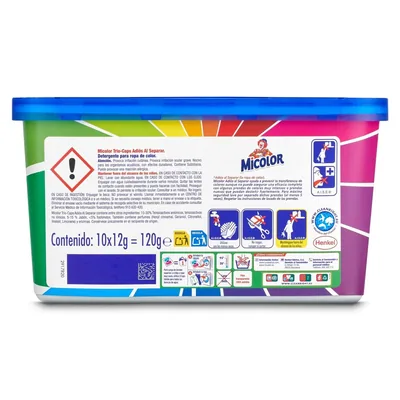 Micolor Detergente en Cápsulas Adiós al Separar 10 lavados 1867 ml - pack de 8 unidades – foto 2