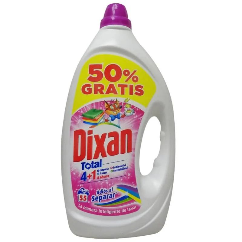 Dixan Gel detergente Adiós al Separar 55 dosis - pack de 4 unidades