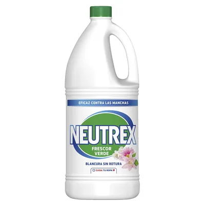 Neutrex Lejía Perfumada Frescor Verde Acción Total para Lavadora 1.9 L (pack de 8)