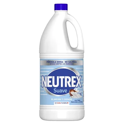 Neutrex Lejía Suave Acción Total para Lavadora 1.9 L (pack de 8)
