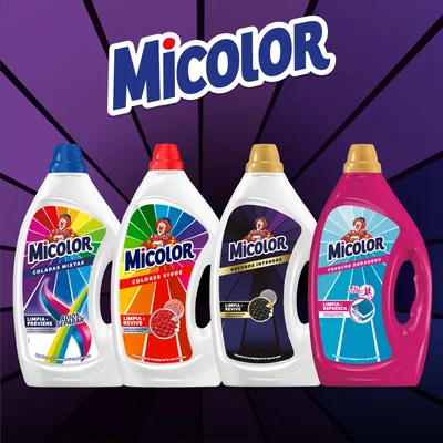 Micolor Gel Oscuros Intensos 28 lavados 1400 ml - pack de 4 unidades – foto 3
