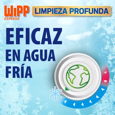 Wipp Express Limpieza Profunda detergente líquido quitamanchas 28 lavados 3755 ml - pack de 4 unidades – foto 6