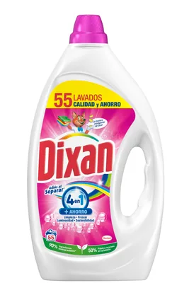 Dixan gel Adiós al Separar Total 4+1 55 lavados (pack de 4)