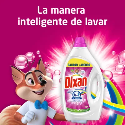 Dixan Gel Adiós al Separar Total 4+1 55 lavados 2475 ml - pack de 4 unidades – foto 1