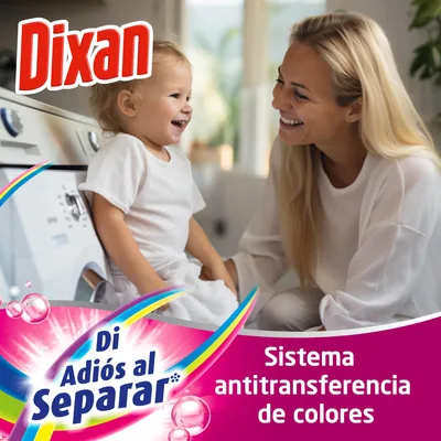 Dixan Gel Adiós al Separar Total 4+1 55 lavados 2475 ml - pack de 4 unidades – foto 2
