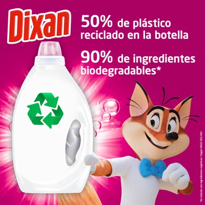 Dixan Gel Adiós al Separar Total 4+1 55 lavados 2475 ml - pack de 4 unidades – foto 3