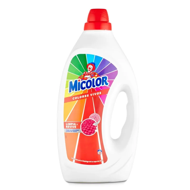 Micolor Gel Colores Vivos 30 lavados 3755 ml - pack de 4 unidades