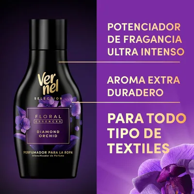 Vernel Scent Booster Floral Essences Diamond Orchid, 30 lavados 540 ml - pack de 12 unidades – foto 2