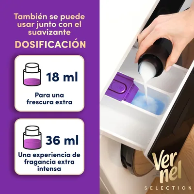Vernel Scent Booster Floral Essences Diamond Orchid, 30 lavados 540 ml - pack de 12 unidades – foto 3