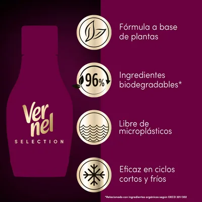 Vernel Scent Booster Floral Essences Cherry Blossom, 30 lavados 540 ml - pack de 12 unidades – foto 5