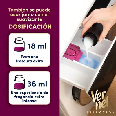 Vernel Scent Booster Floral Essences Cherry Blossom, 30 lavados 540 ml - pack de 12 unidades – foto 3