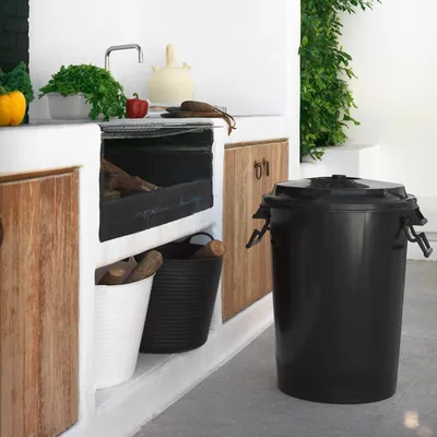 SP Berner Cubo de Basura con Asas, sin Tapa 100 L talla 100L - 1 unidad – foto 1