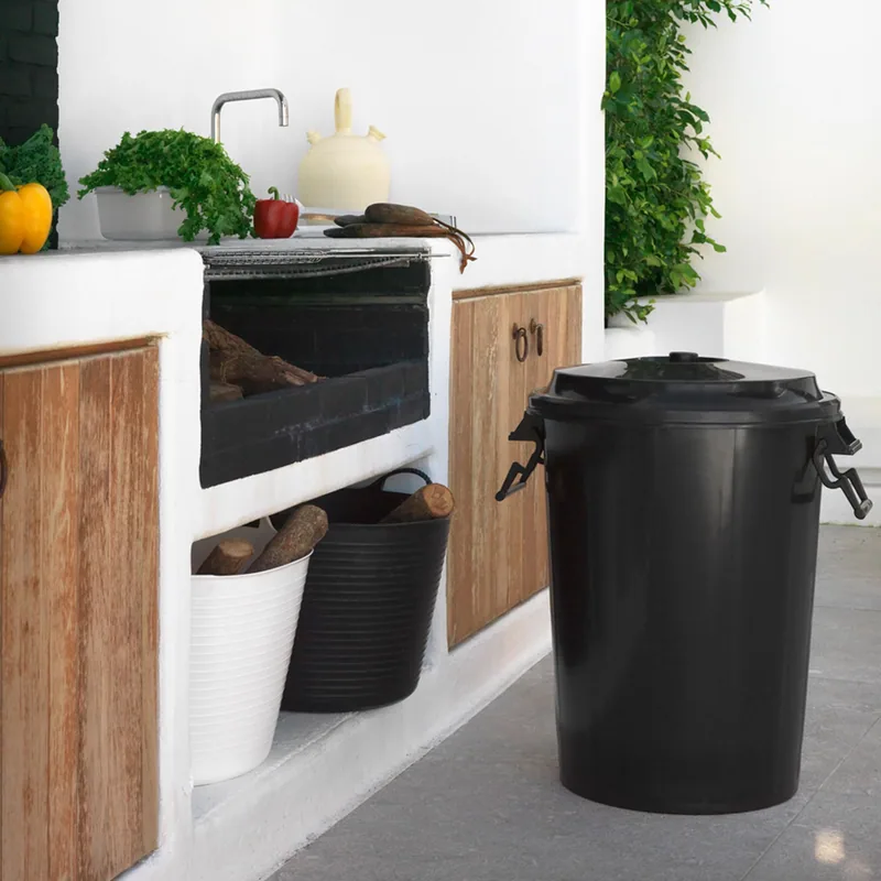 SP Berner Cubo de Basura con Asas, sin Tapa 100 L talla 100L - 1 unidad