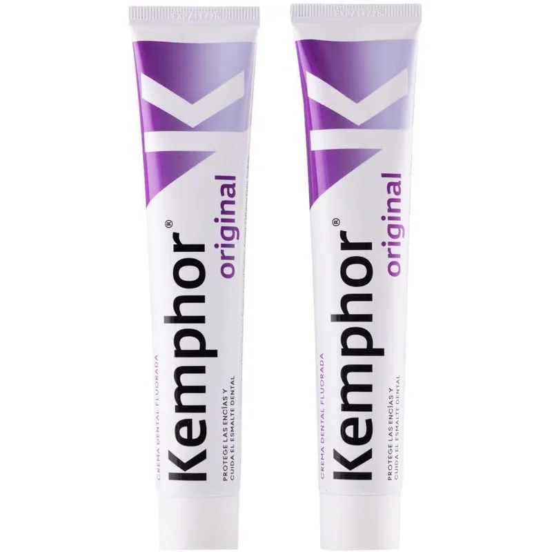 Kemphor Original Crema Dental Envase Ahorro 75 ml - pack de 6 unidades