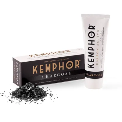 Kemphor Pasta Dentífrica Blanqueante con Carbón Activo 75 ml (pack de 12)