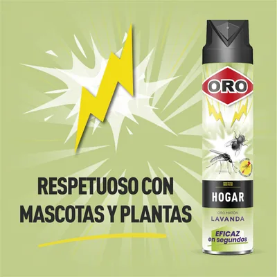 ORO Insecticida Hogar Contra moscas y mosquitos 750 ml - pack de 4 unidades – foto 4