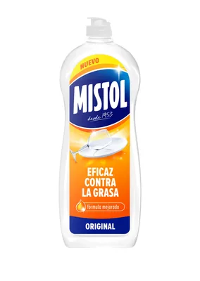 Mistol Original Lavavajillas Líquido a Mano Concentrado 600 ml (pack de 12)