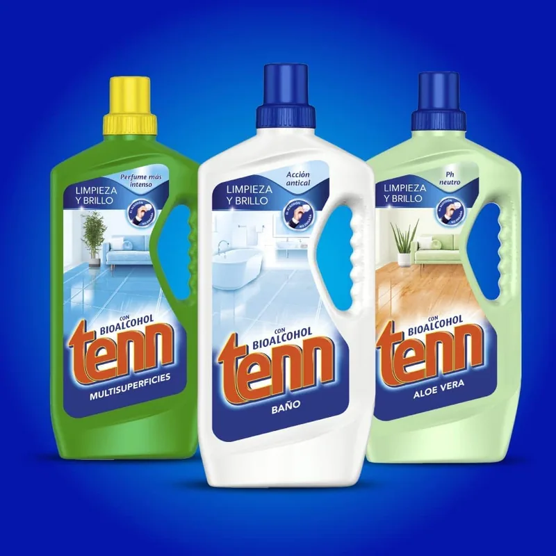Tenn Limpiador Multiusos para Baño con Efecto Antical 1,3 litros - pack de 12 unidades