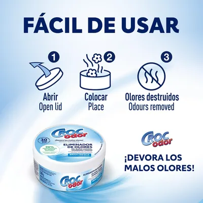 Croc Odor Gel destructor de olores brisa fresca 300 g - pack de 8 unidades – foto 2