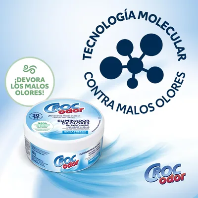 Croc Odor Gel destructor de olores brisa fresca 300 g - pack de 8 unidades – foto 3