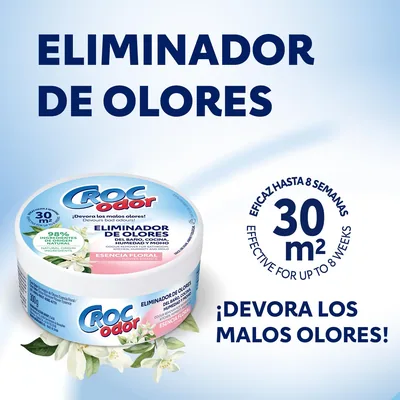 Croc Odor Gel destructor de olores esencia floral 300 g - pack de 8 unidades – foto 1