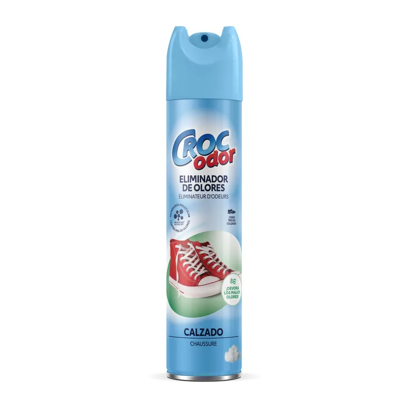 Croc Odor Spray Eliminador de Olores para Calzado 300 ml - pack de 6 unidades